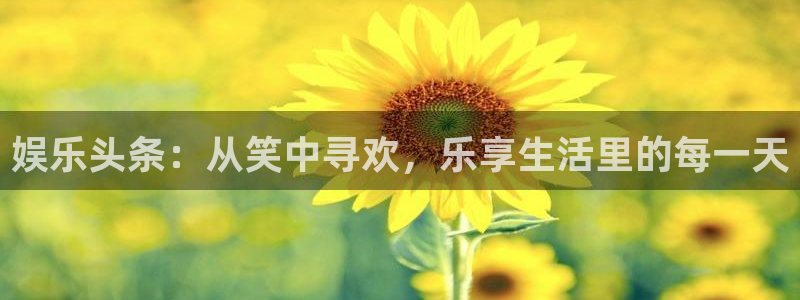 耀世娱乐官方app下载安装：娱乐头条：从笑中寻欢，乐享生活里的每一天